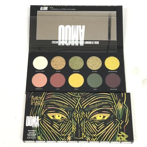 Transform Your Eyes with the Uoma Black Magic Pigment Palette